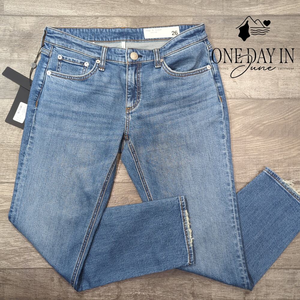 Rag & Bone The Dre Julienne Low Rise Slim Boyfriend Ankle NWT $225 Size 30 (10)